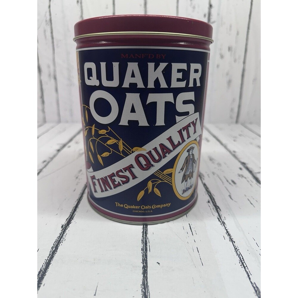 Vintage 1992 Quaker Oats Company Limited Edition Collectible Tin w/Lid